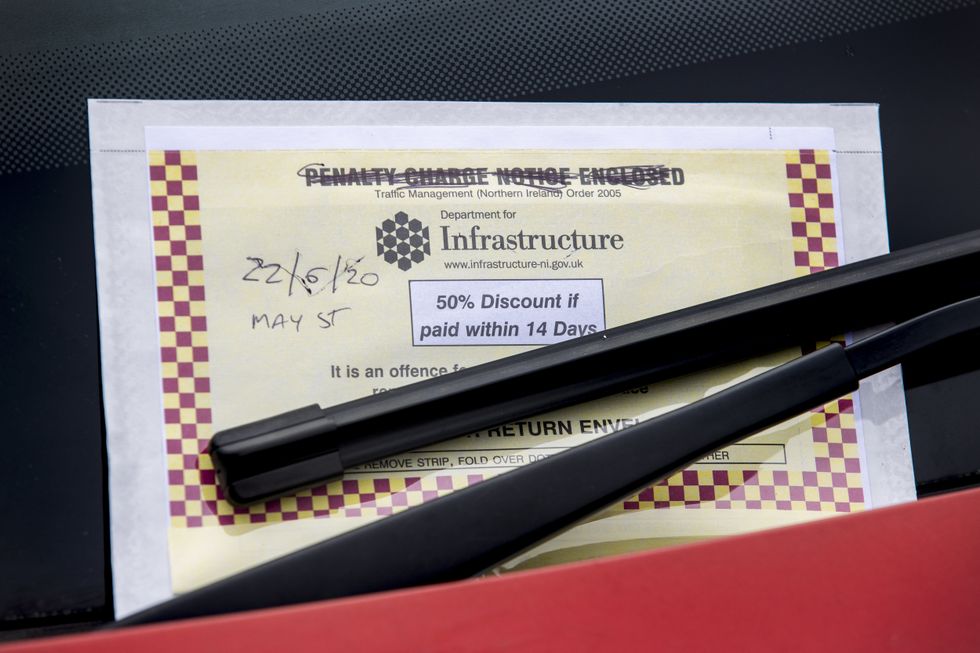 Parking fine Belfast