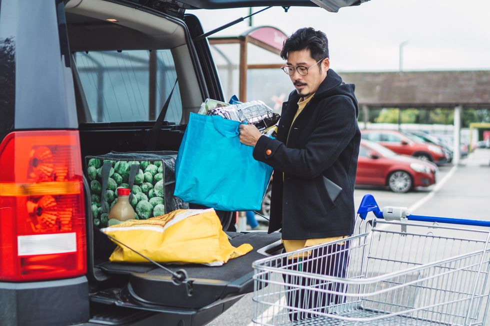 parking in supermarket
