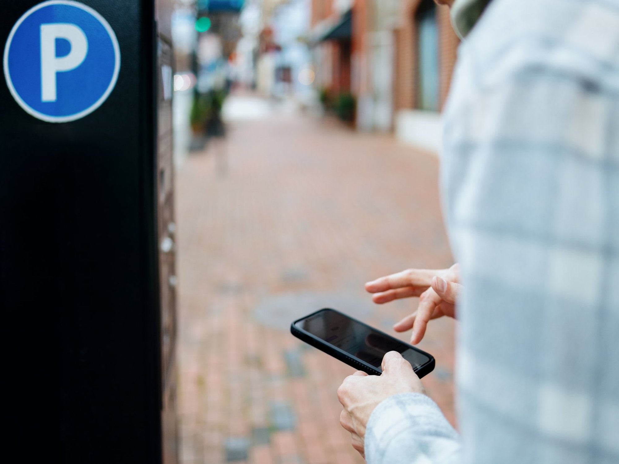 Parking payment through app