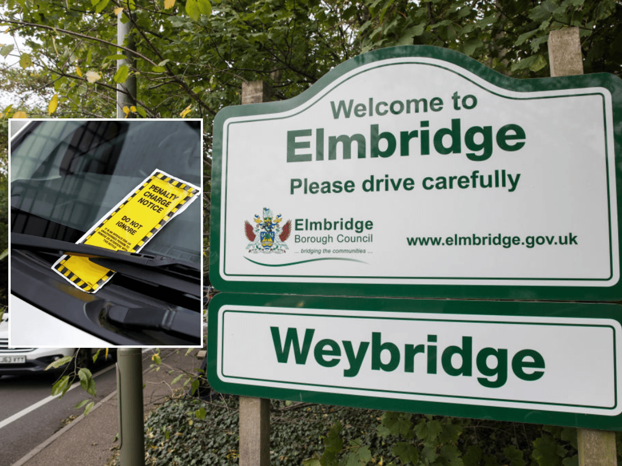 Parking ticket and Elmbridge council