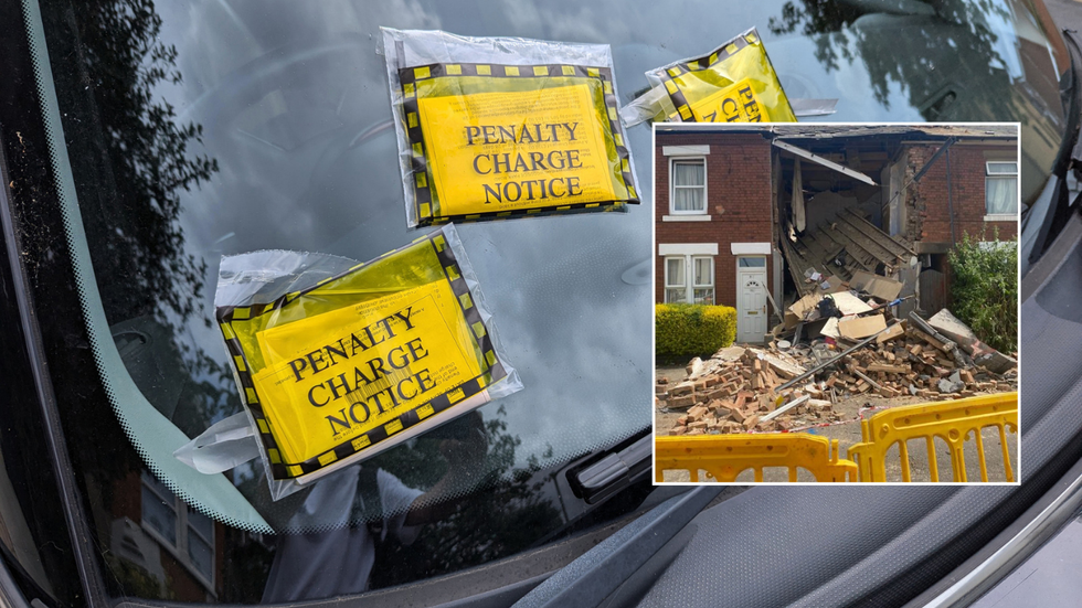 Parking ticket and house explosion