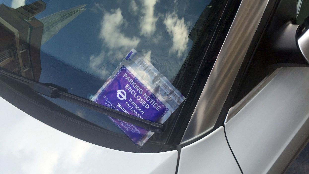 Parking ticket in London