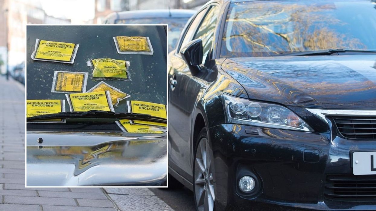 Parking tickets and a parked car