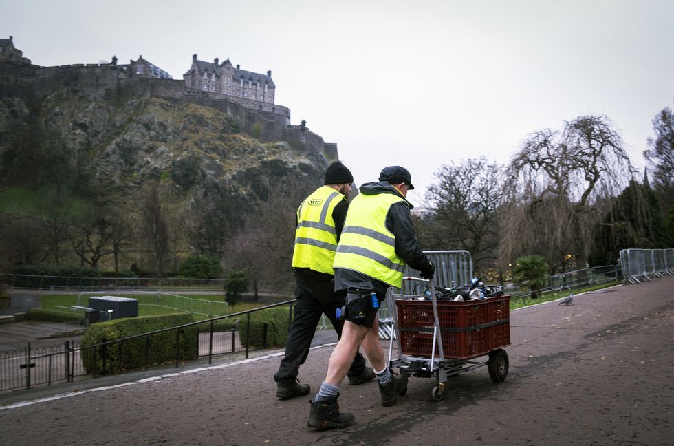 Parks across Edinburgh have been putting up plaques