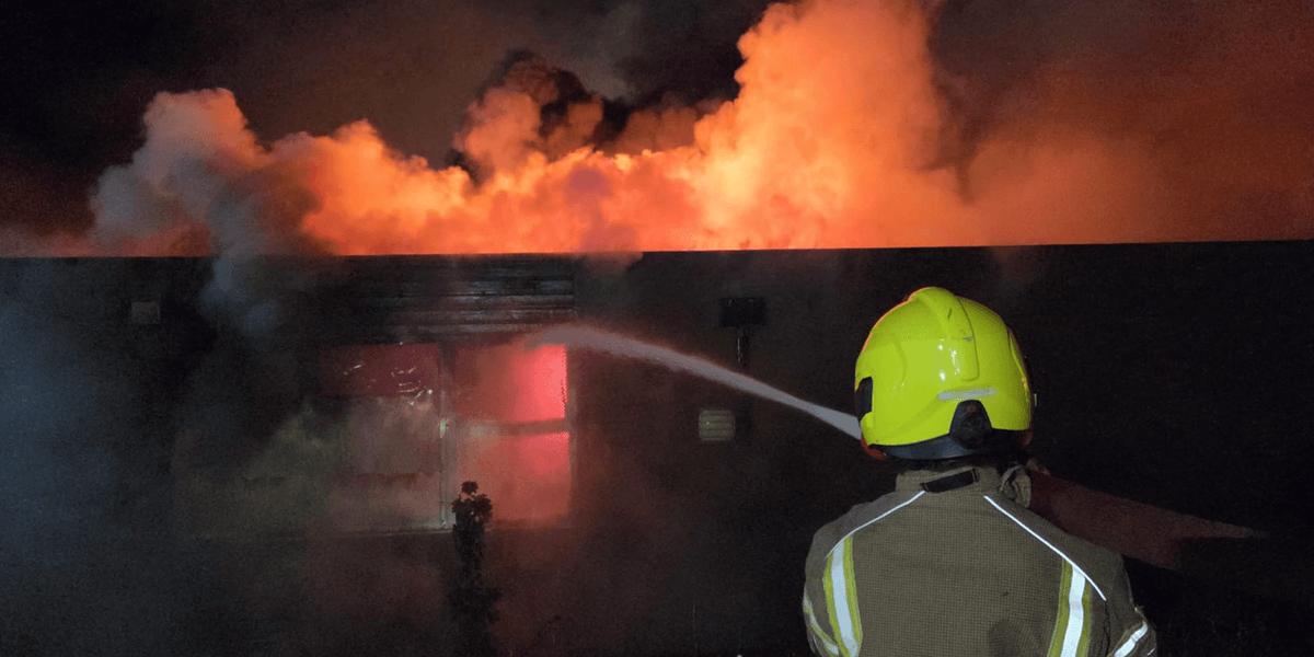 ‘Significant’ fire rips through school as gutted building collapses into smouldering ruin ‘Significant’ fire rips through school as gutted building collapses into smouldering ruin