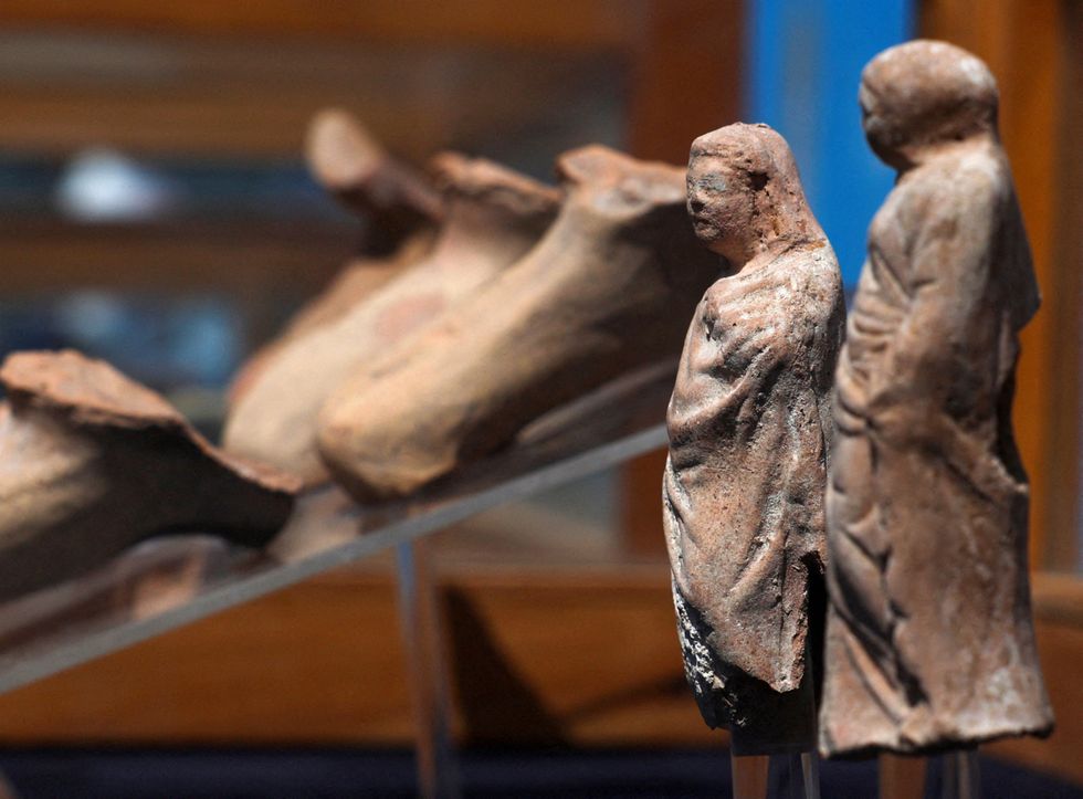 Part of the buried treasures uncovered on display\u200b