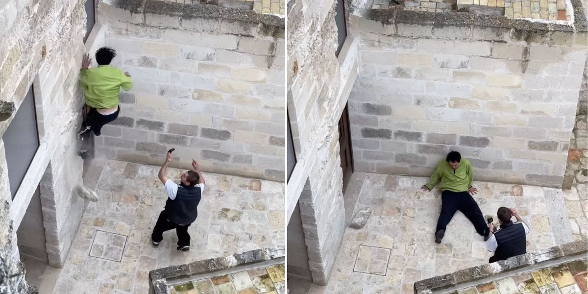 NextImg:London parkour team banned from Venice now accused of damaging 10,000 year old Unesco heritage site