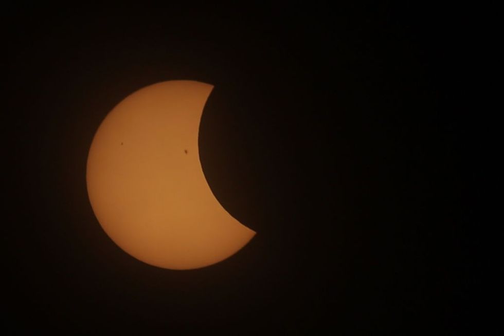 Partial solar eclipse