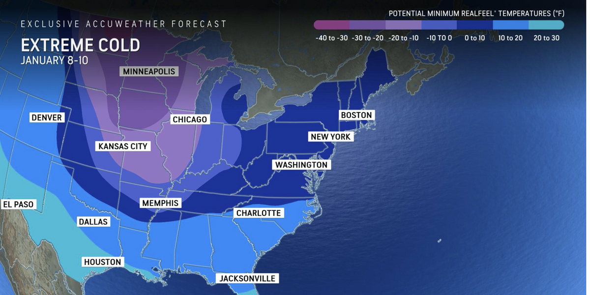 NextImg:US weather: Swathes of America on alert for 'worst winter blast in YEARS' as 'plunging jet stream' set to bring 'thundersnow'