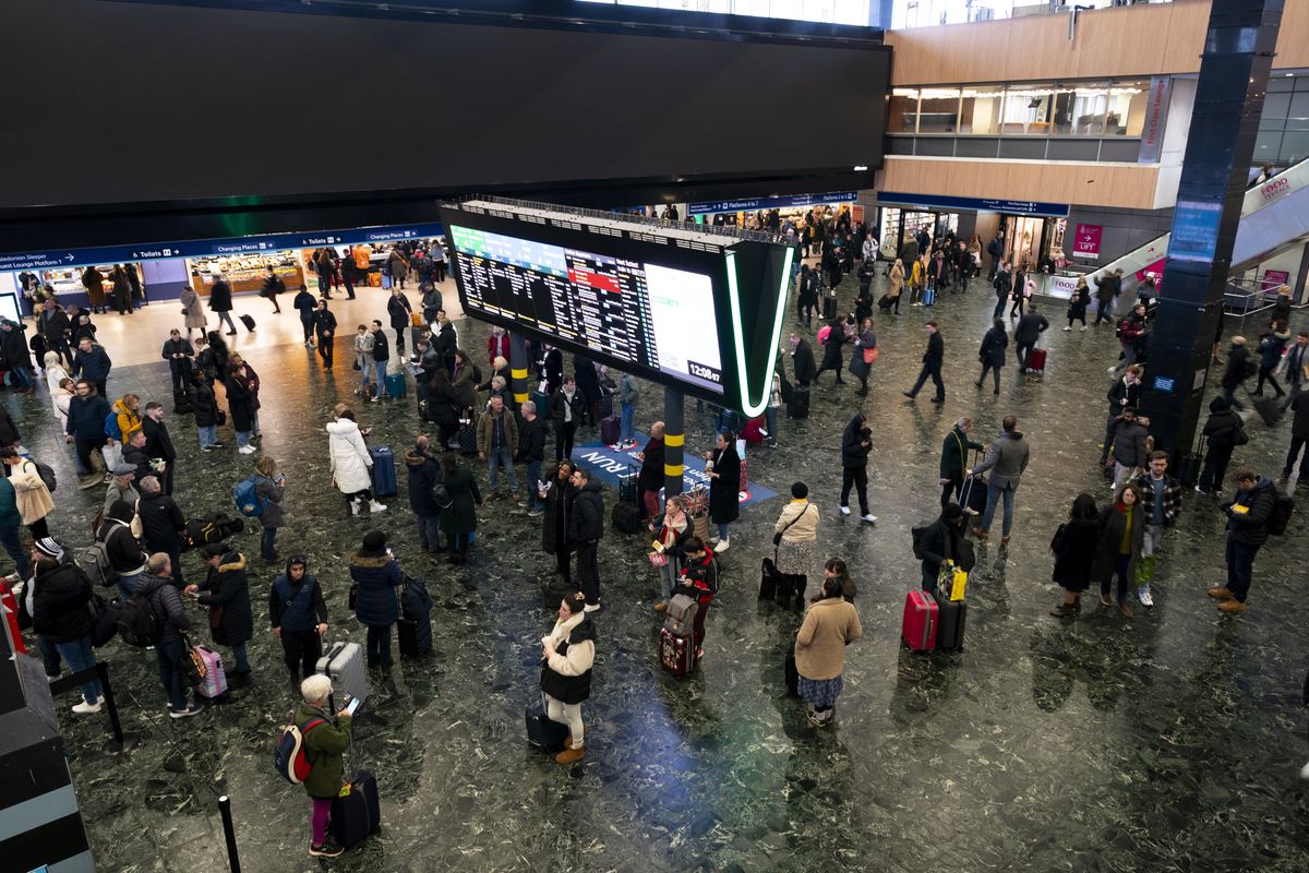 Passengers are being urged not to travel