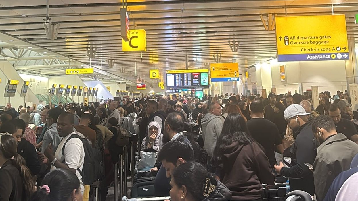 Passengers are experiencing severe delays at Heathrow Airport