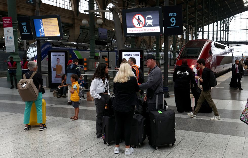 Passengers at Gare du Nord