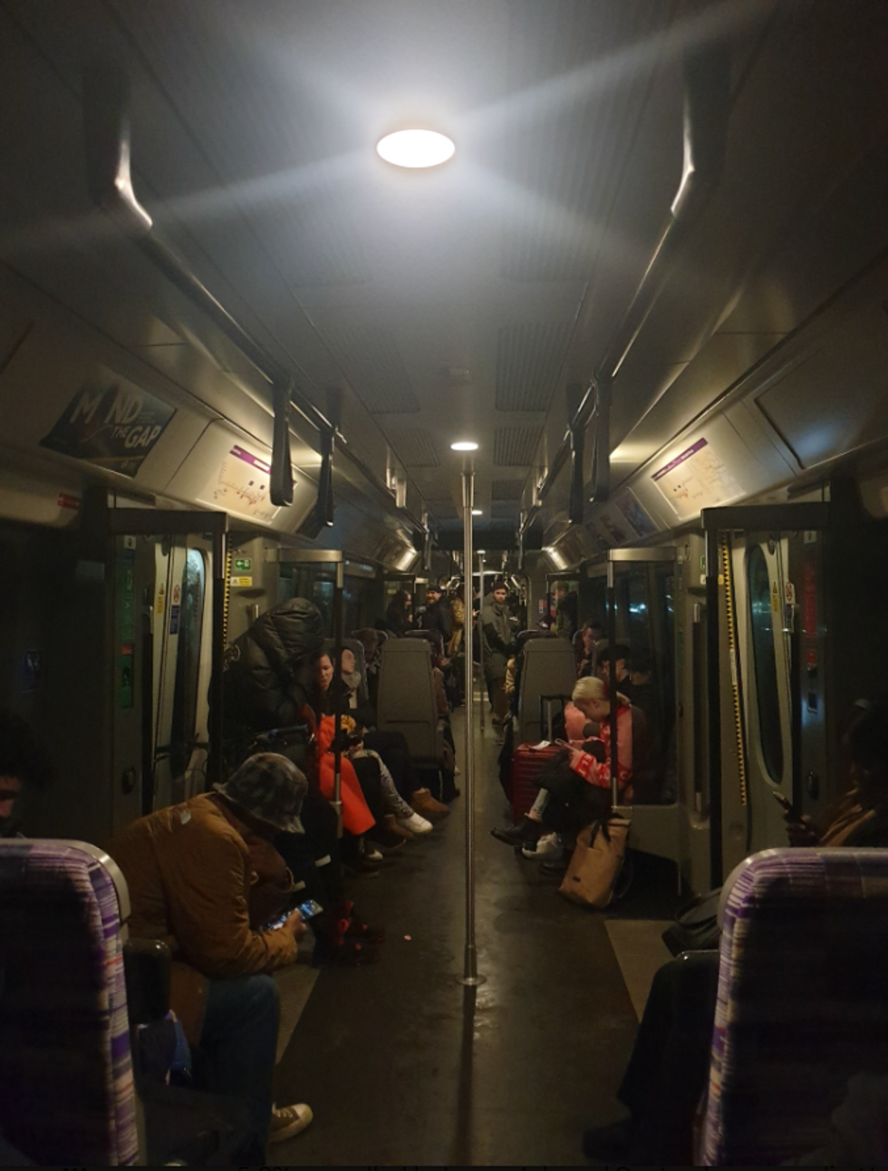 Passengers have been left in the dark with no power