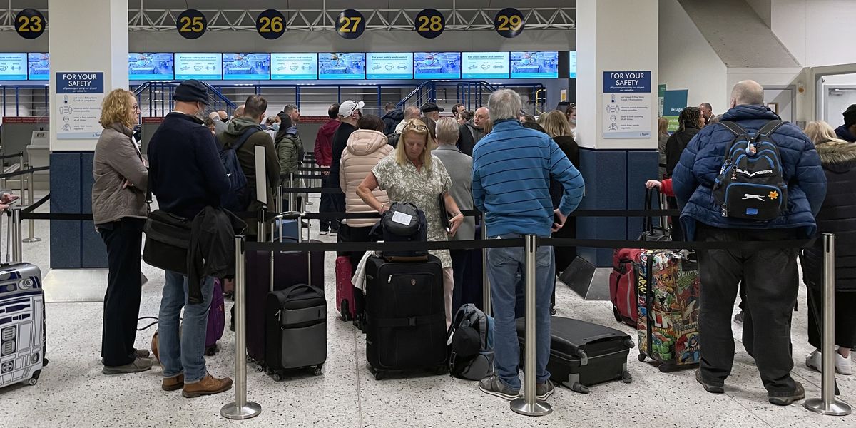 NextImg:Manchester Airport hit by 'power cut' as computer terminals trigger passport control chaos