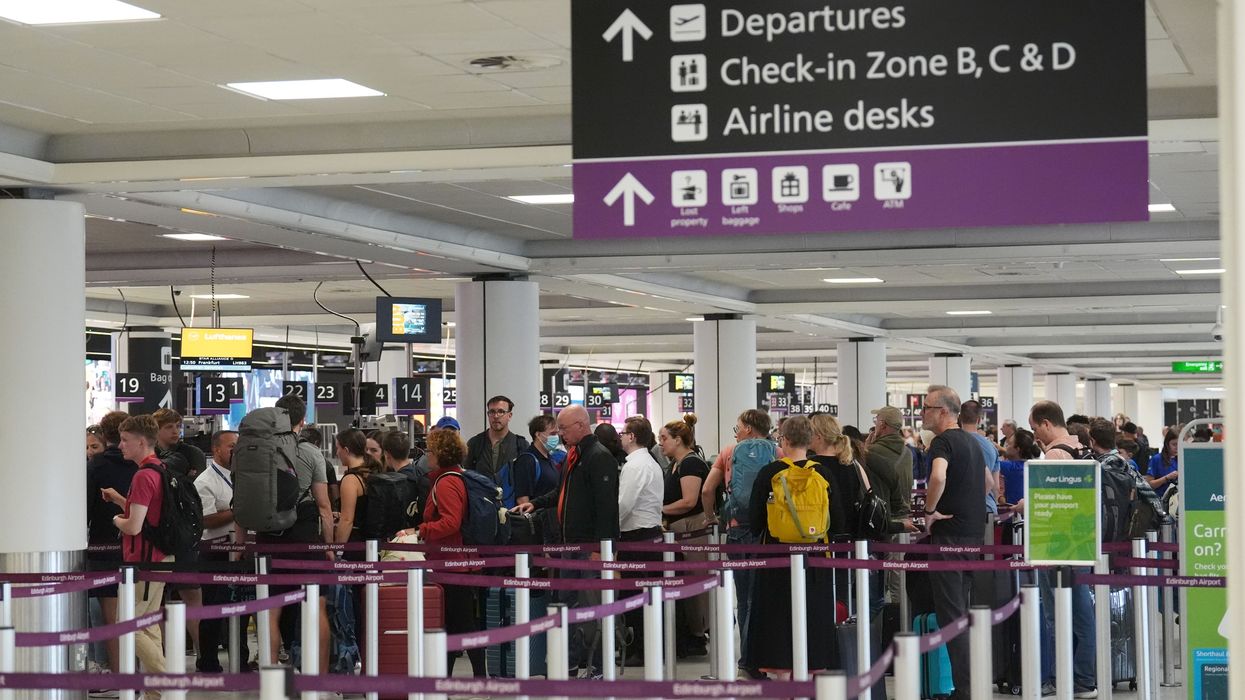 Passengers waiting
