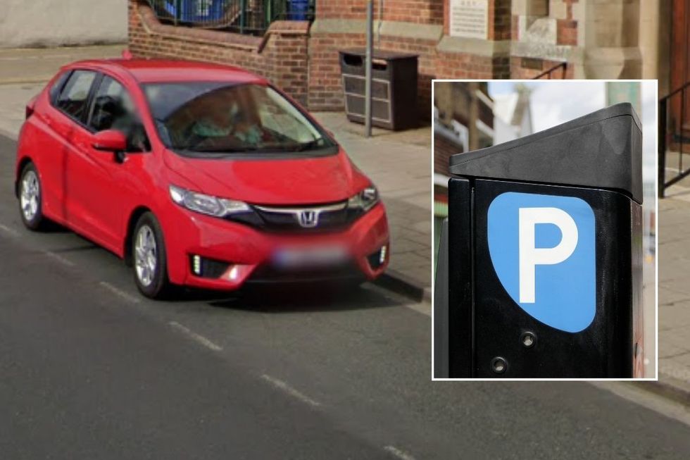 Pasture Street in Goole and a pay-and-display parking machine