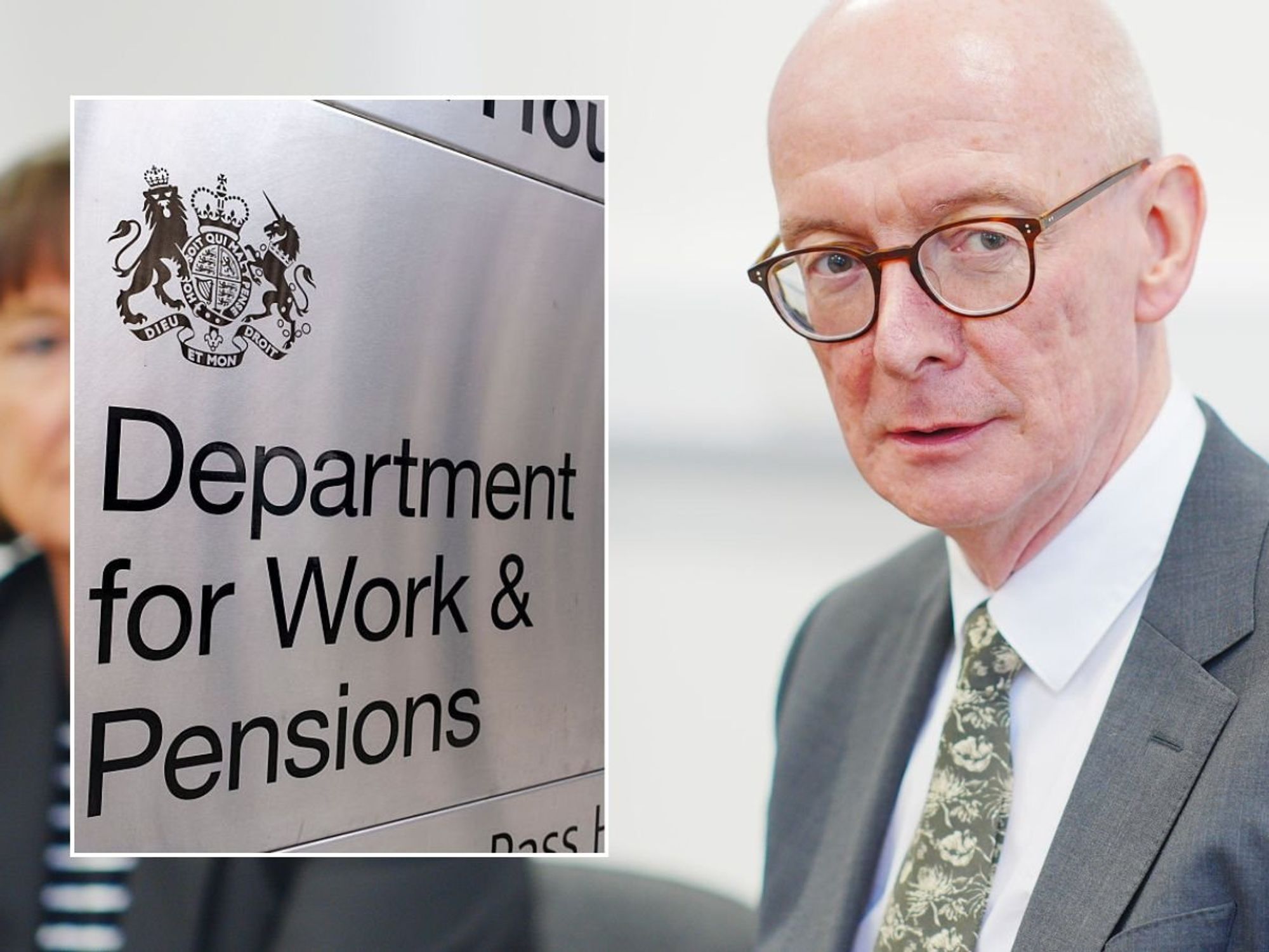 Pat McFadden and DWP sign