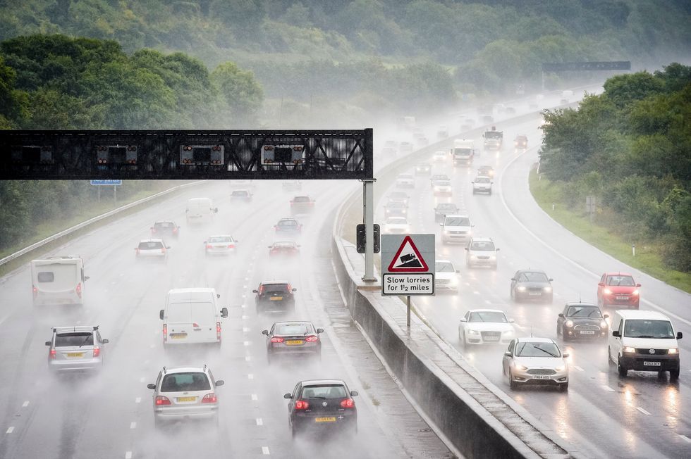 Patchy rain and low cloud will cross southern areas of Wales and England.