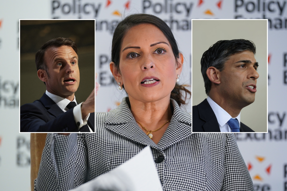 Patel has responded to Macron's claims \u200b