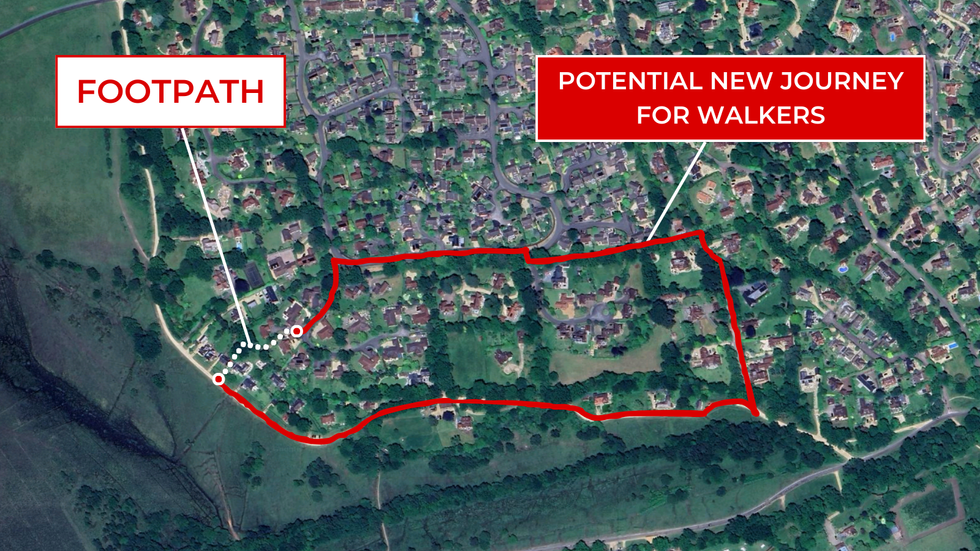 Path route map
