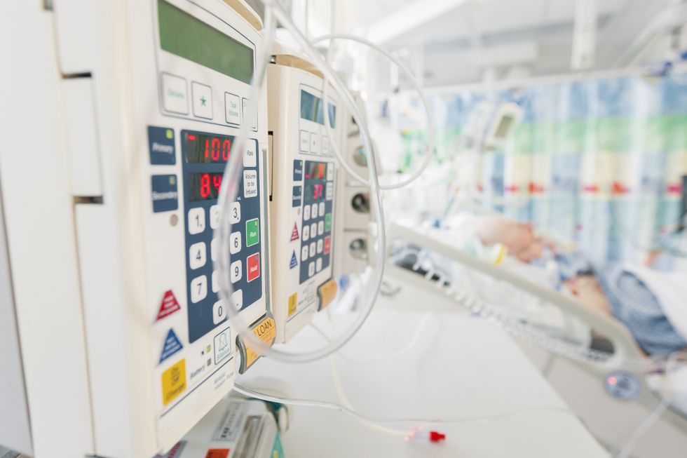 Patient in coma