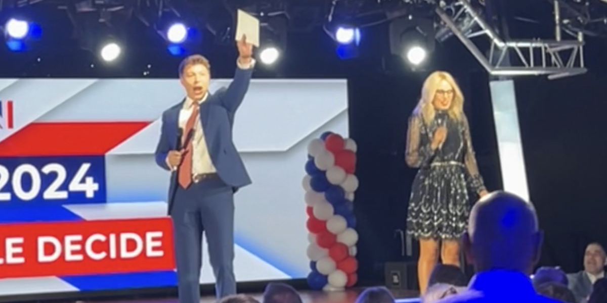 NextImg:'Absolute embarrassment!' GB News members turn on Tories at election night watch party in chaotic scenes