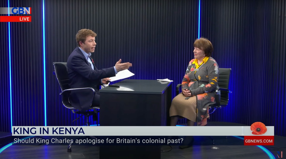 Patrick Christys and Angela Levin