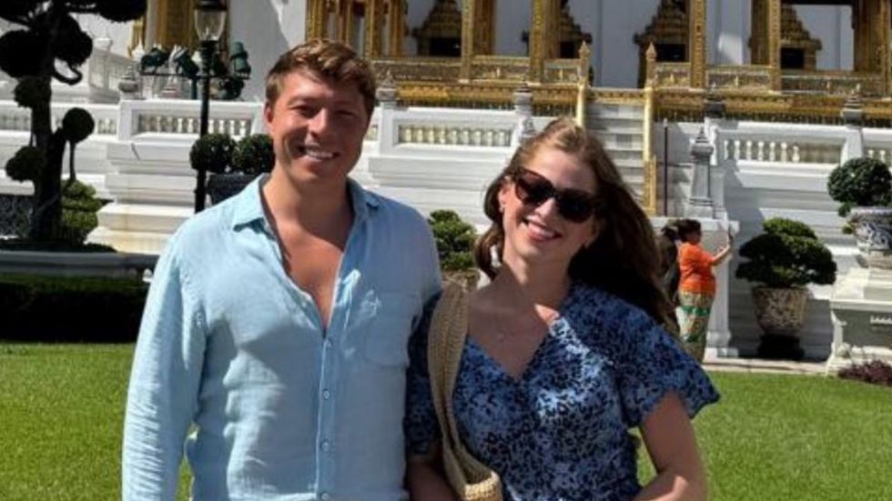Patrick Christys and Emily Carver share stunning honeymoon snap