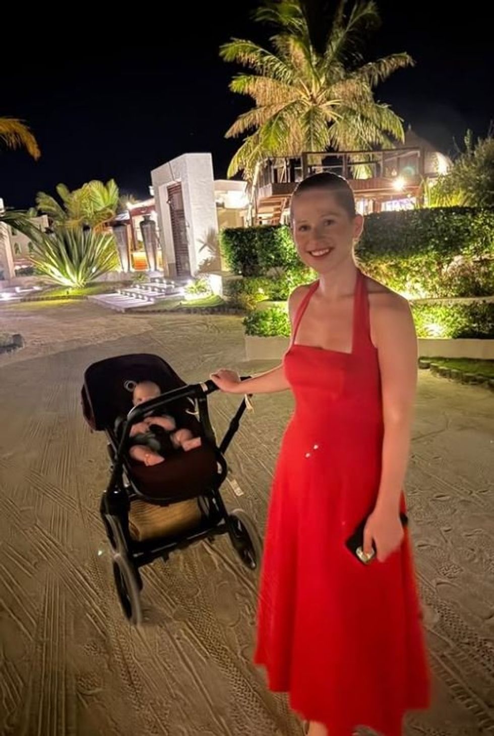 Patrick Christys and Emily Carver's Maldives holiday: Emily and baby George