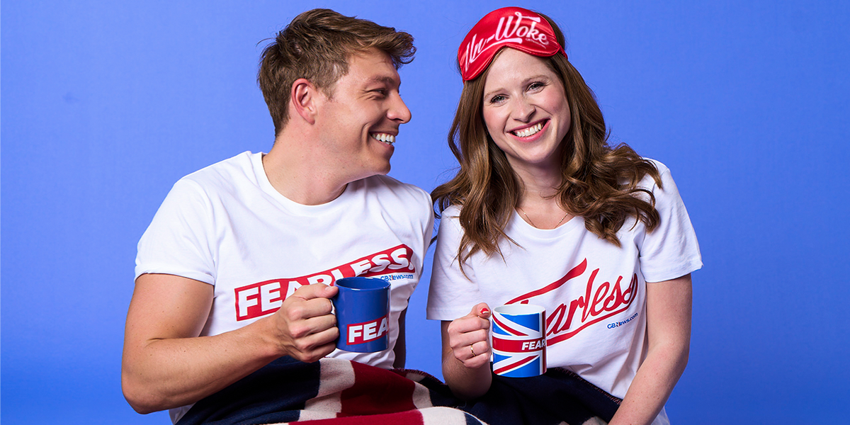 NextImg:GB News presenters flaunt all-new merch and patriotic 'Fearless' brand — available now in new-look GBN Shop
