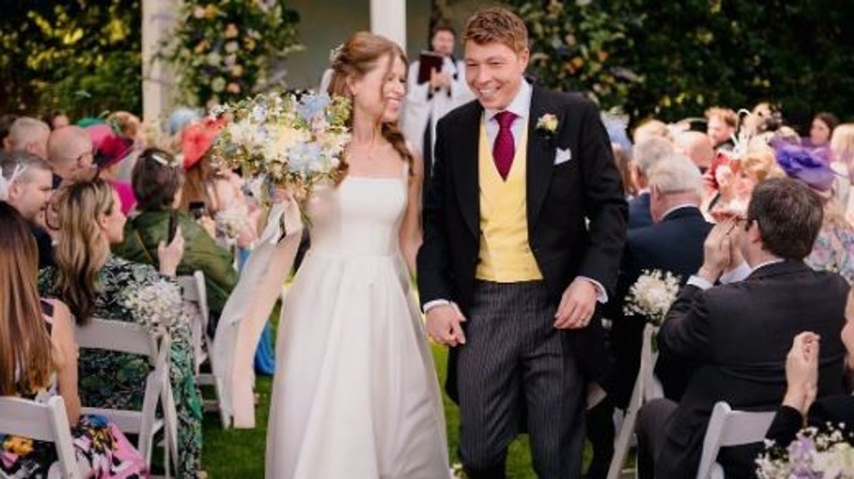 Patrick Christys and Emily Carver wedding