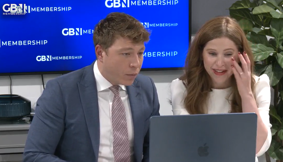 Patrick Christys and Emily Carver