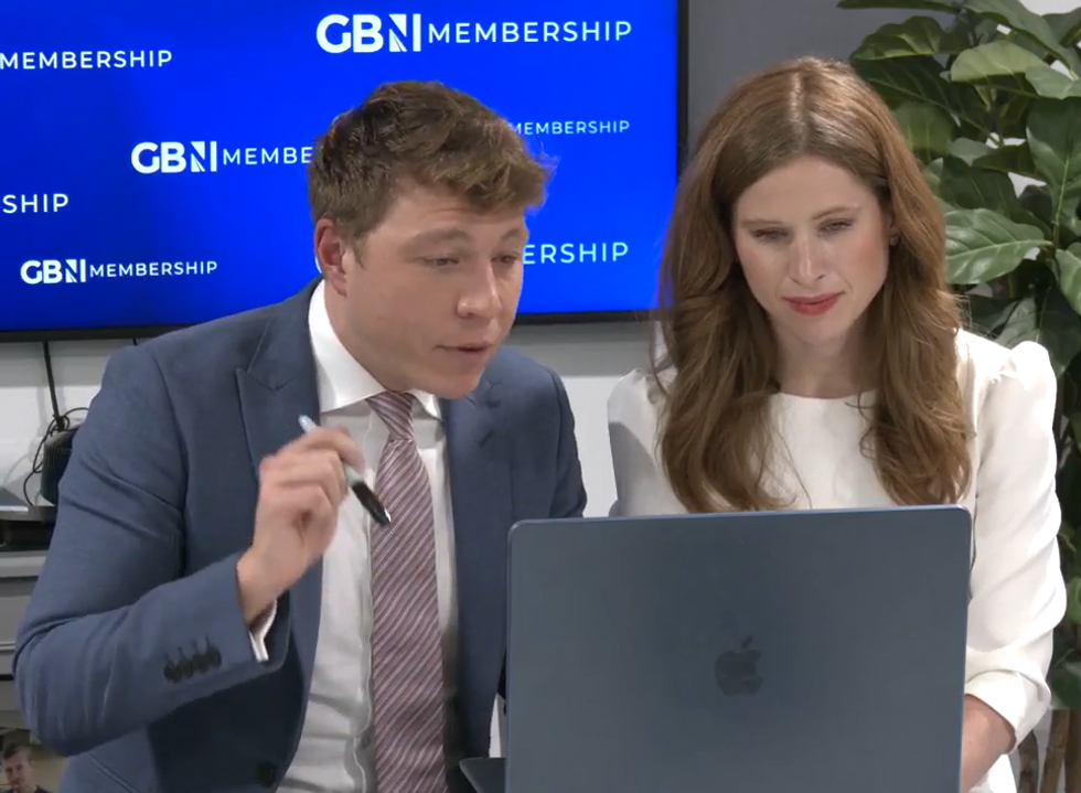 Patrick Christys and Emily Carver