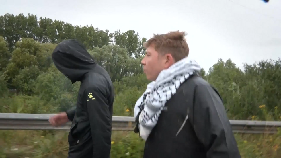 Patrick Christys and people smuggler