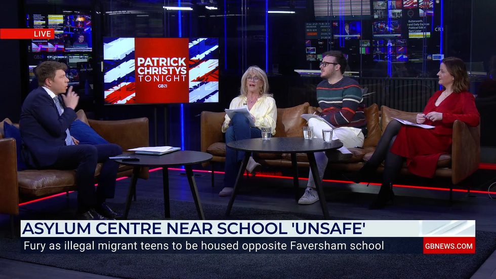 Patrick Christys, Carole Malone, Benjamin Butterworth and Sam Lister