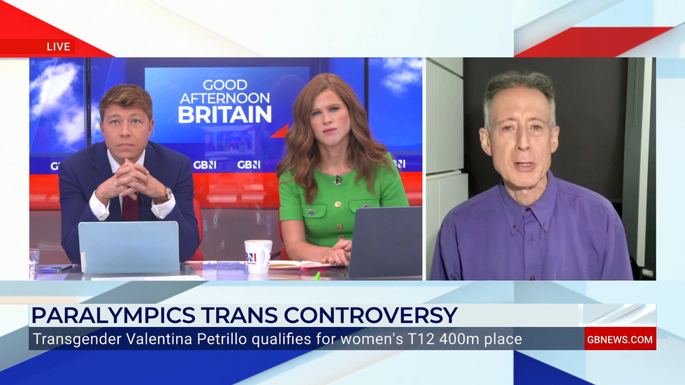 Patrick Christys, Emily Carver and Peter Tatchell