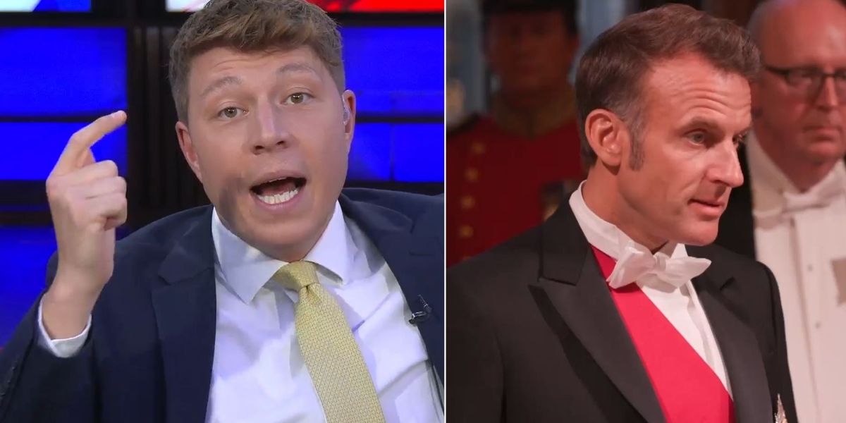 NextImg:'Speak English!' Patrick Christys scolds Emmanuel Macron for 'not giving UK courtesy' at the King's State Banquet