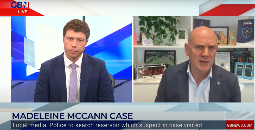 Patrick Christys (left) and Jim Gamble (right)