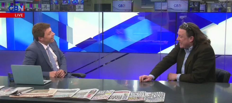 Patrick Christys (left) and Steven Barrett (right)