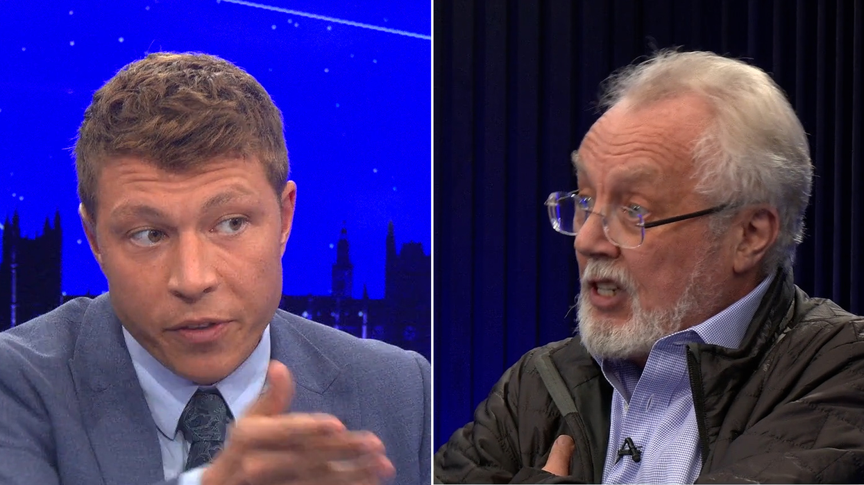 Patrick Christys (left) and Tom Burke (right)
