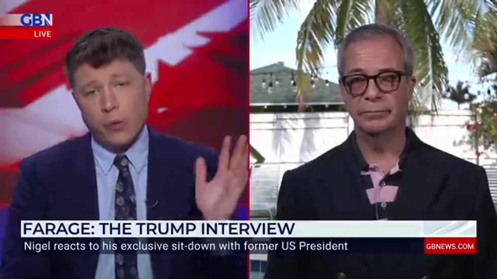 Patrick Christys, Nigel Farage