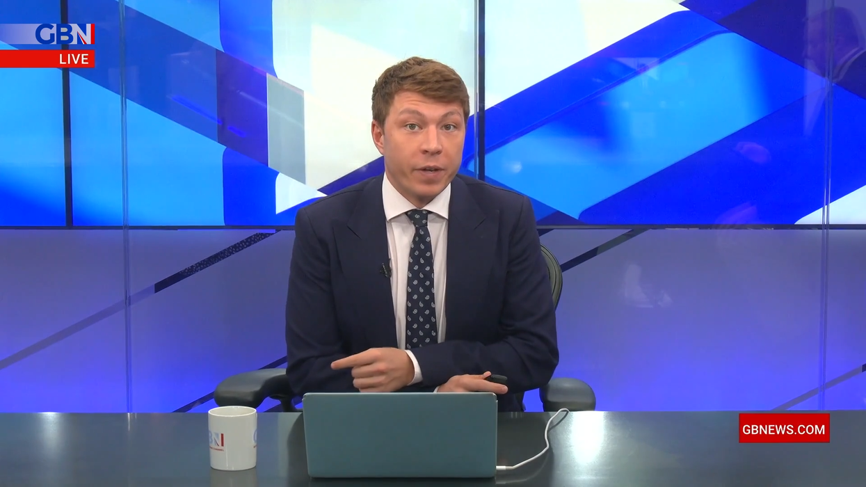 Patrick Christys presents on GB News