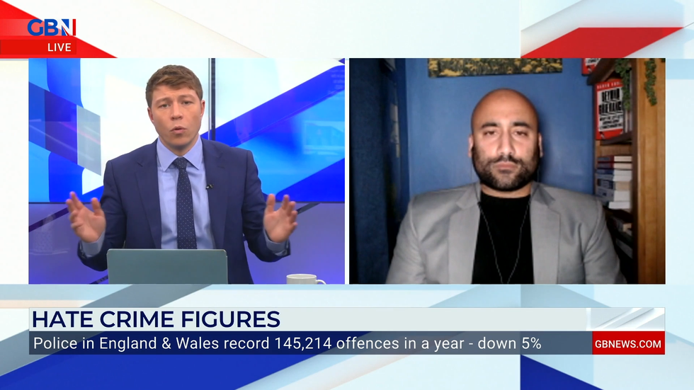 Patrick Christys presents on GB News