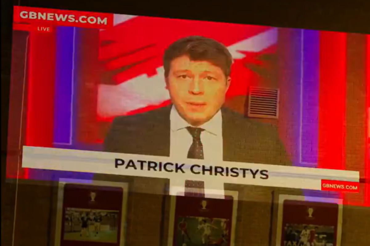 Patrick Christys 'projection'