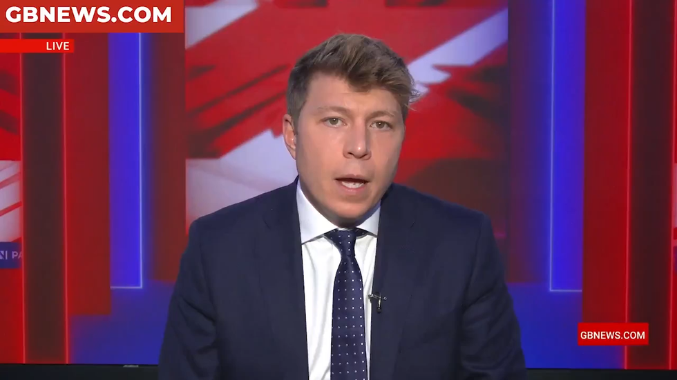 Patrick Christys speaks on GB News