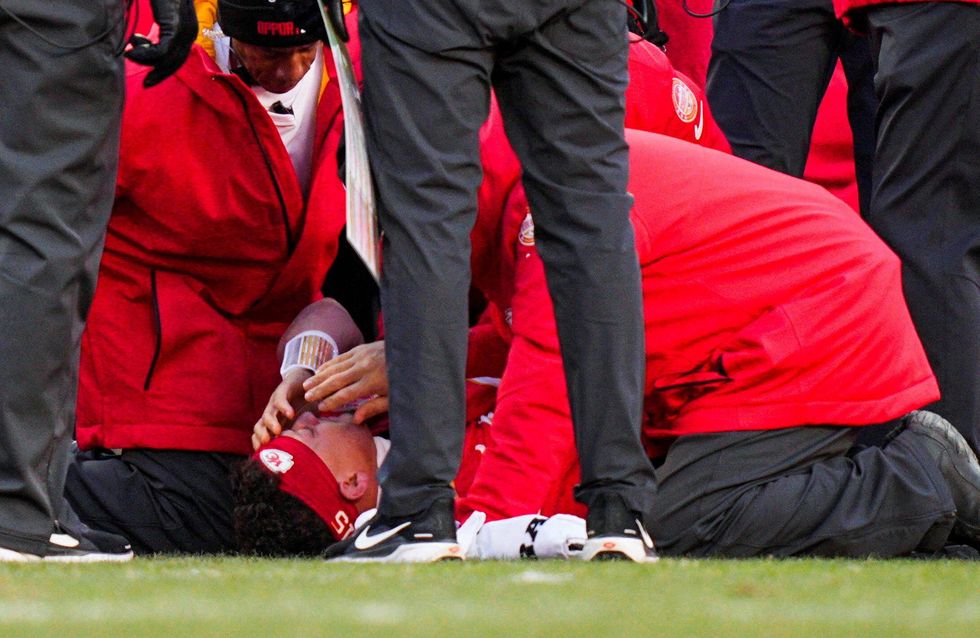 Patrick Mahomes suffered the horror injury on Sunday