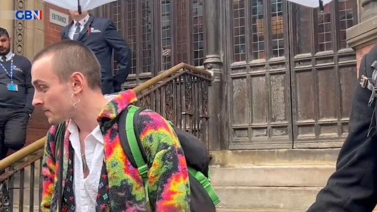 Man who threw eggs at King Charles smugly boasts he's 'off for a pint' after being found guilty of threatening behaviour