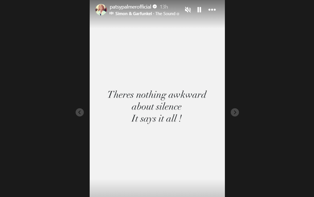 Patsy Palmer Instagram post
