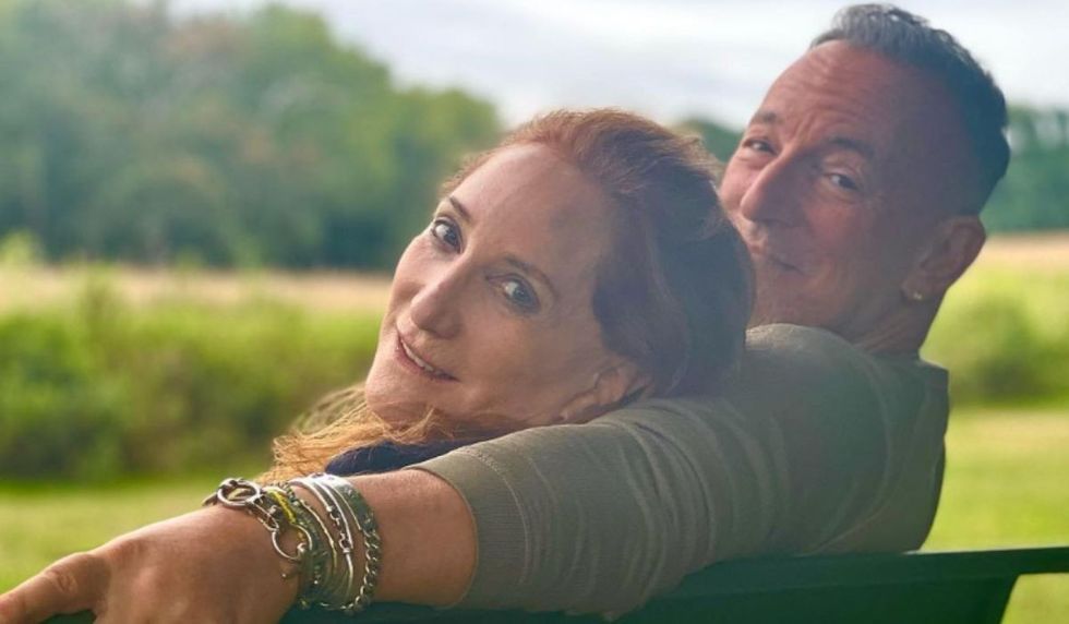 Patti Scialfa and Bruce Springsteen