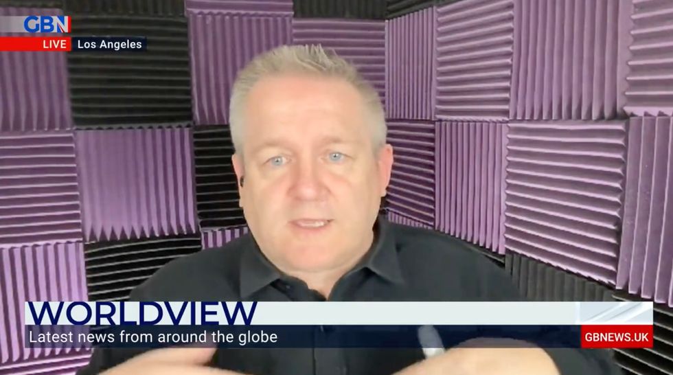 Paul Duddridge speaking to GB News